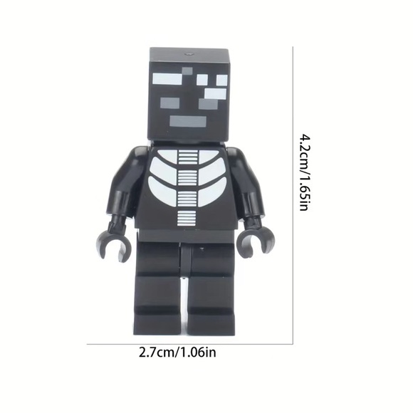 Minecraft minifigures set of 8 Lego Compatible - Picture 3 of 3